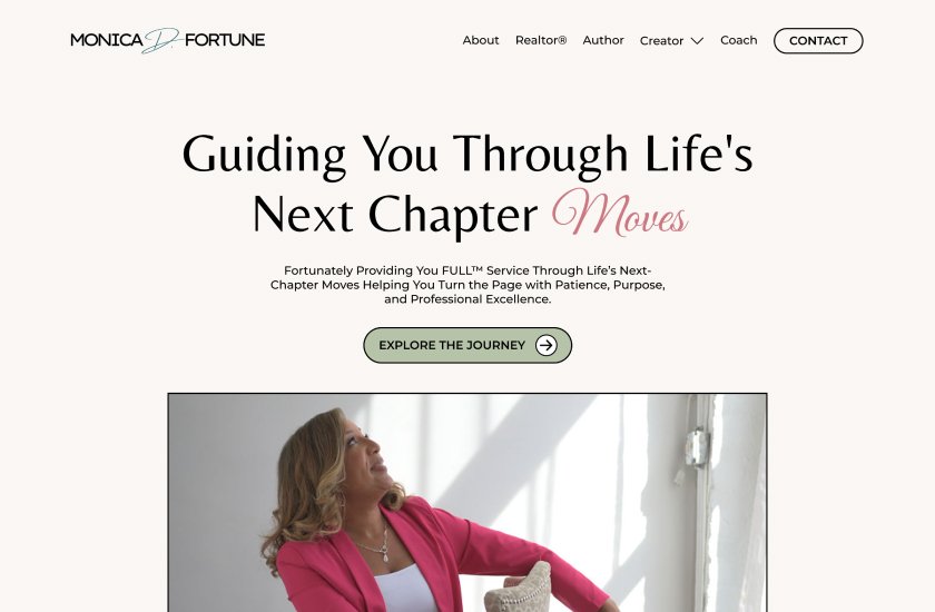 Monica D Fortune website
