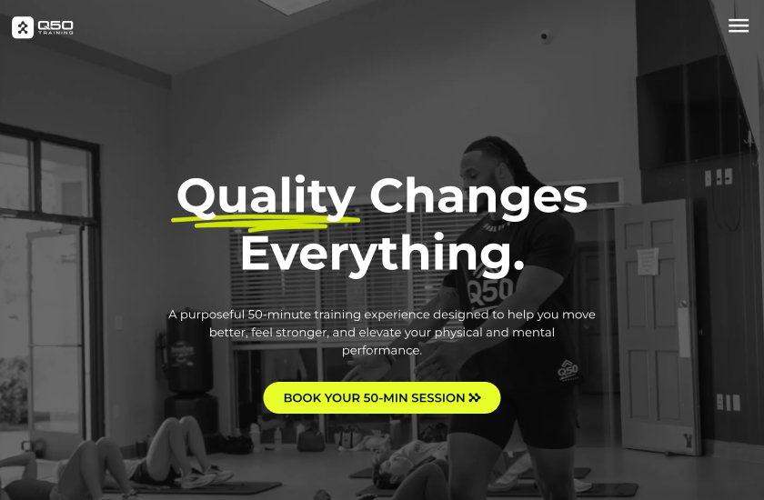 Q50 Training website