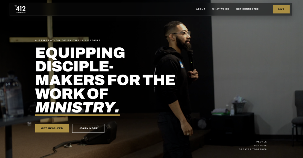 The 4:12 Collective website