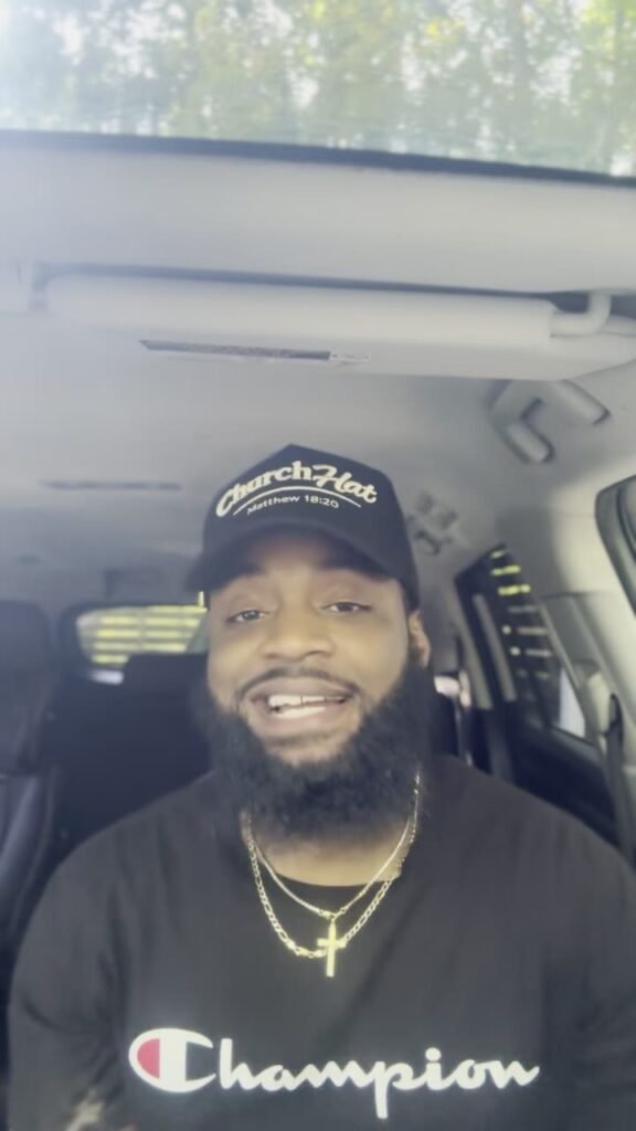 Henoc from Church Hat recording a video testimonial